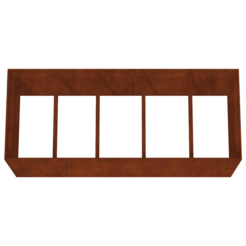 Hochbeet 200x80x80cm Cortenstahl rostig Pflanzbeet Pflanzkasten