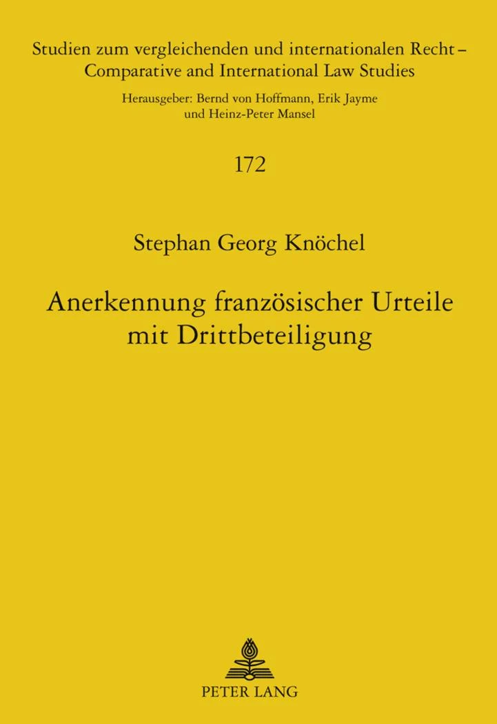 Anerkennung französischer Urteile mit Drittbeteiligung
