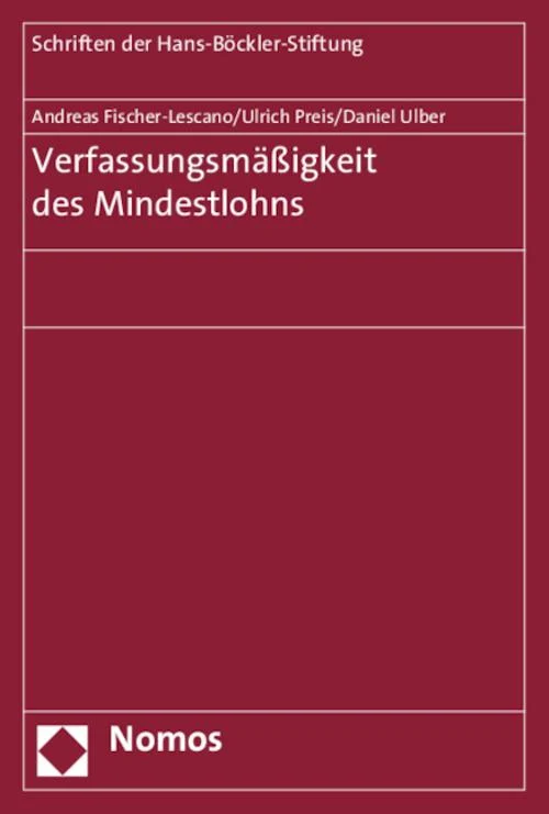 Verfassungsmäßigkeit des Mindestlohns