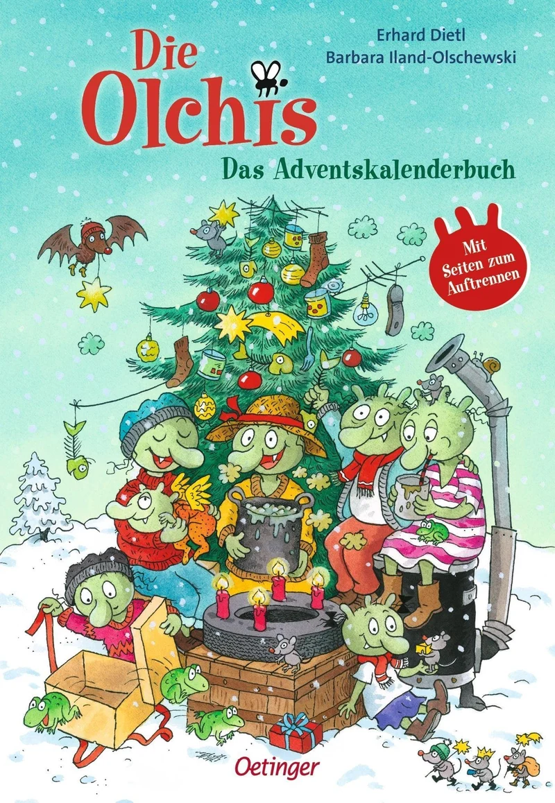 Die Olchis. Das Adventskalenderbuch