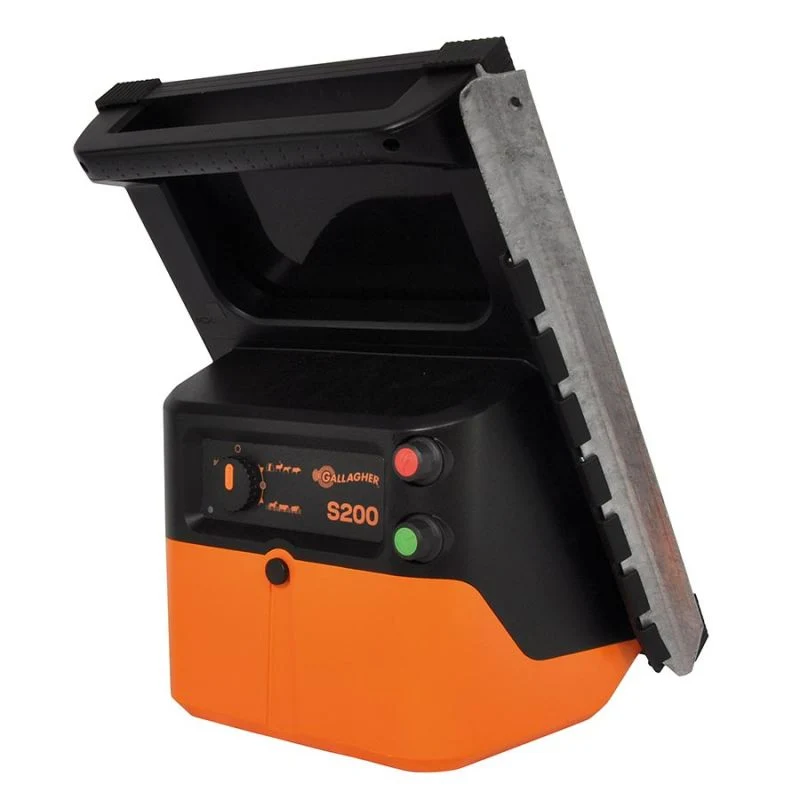 S200 Solar-Weidezaungerät - mit Akku (2x 12 V - 7,2 Ah)