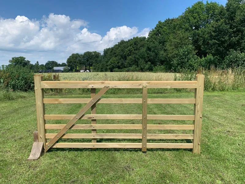 Farm Tor 240cm breit - Imprägniertes Kiefer
