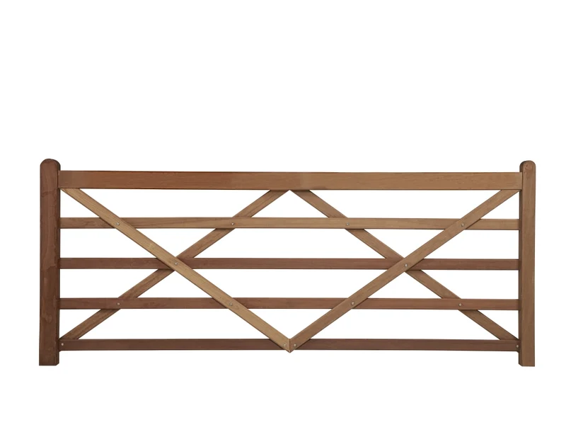 Englisches Tor 300cm Moabi - Hartholz