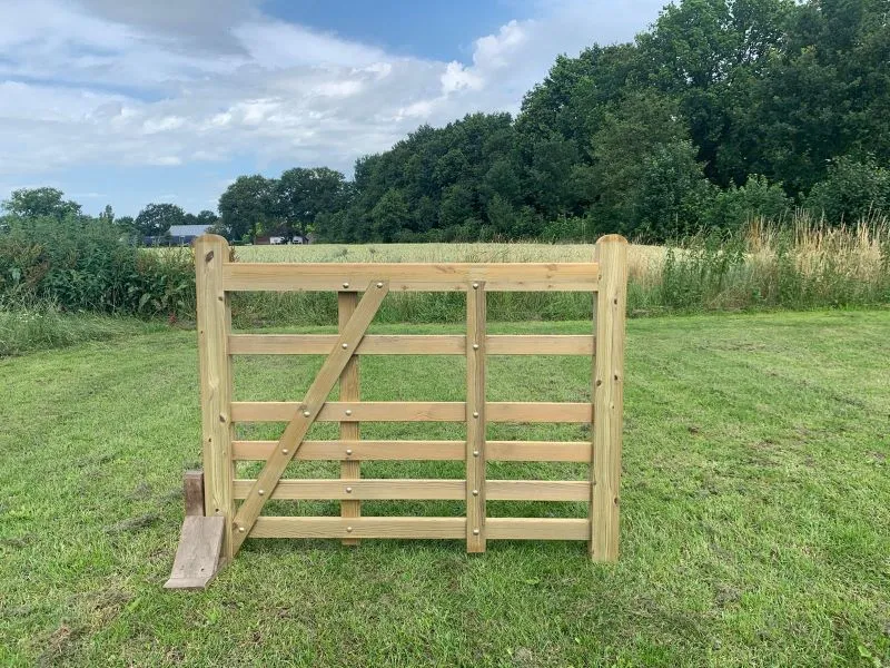 Farm Tor 150cm breit - Imprägniertes Kiefer