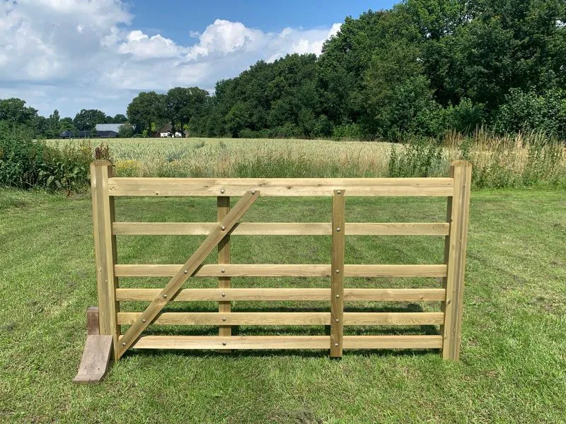 Farm Tor 210cm breit - Imprägniertes Kiefer