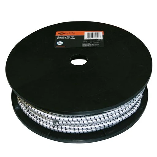 Elastisches Kabel - Weiß, 50m/rolle