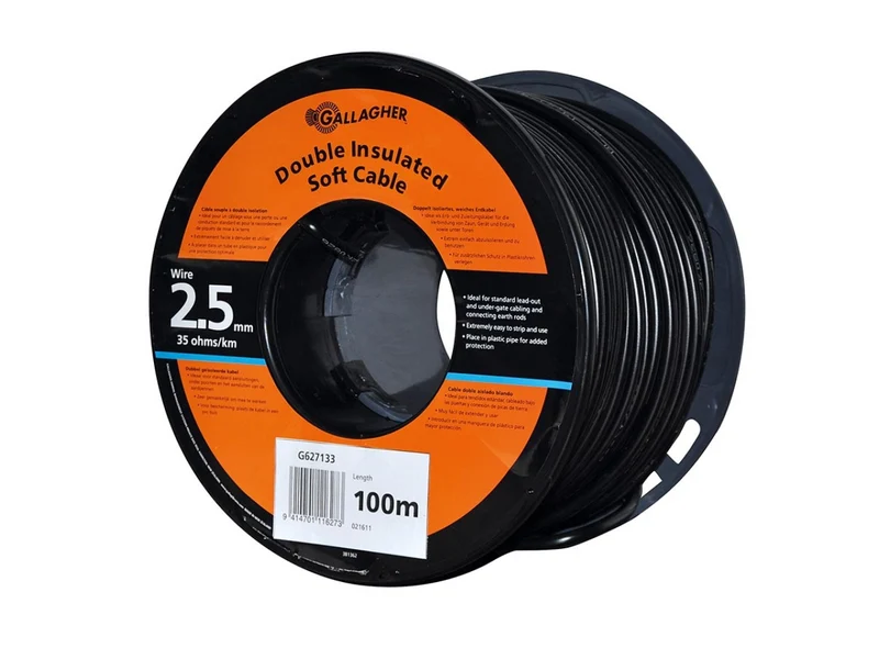 Erdkabel - ø 2,5mm, 100 meter, 35 Ohm/1km