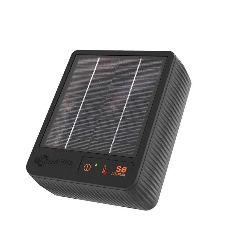 S6 Weidezaungerät/Solargerät - mit Li-Akku (3.2 V - 6 Ah)