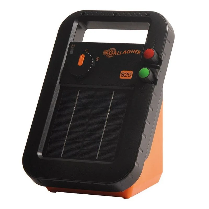 S20 Solar-Weidezaungerät - mit Batterie (6 V - 4 Ah)