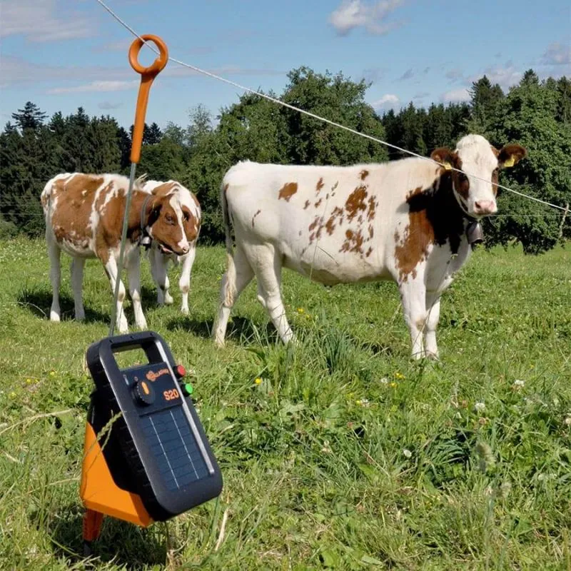 S20 Solar-Weidezaungerät - mit Batterie (6 V - 4 Ah)