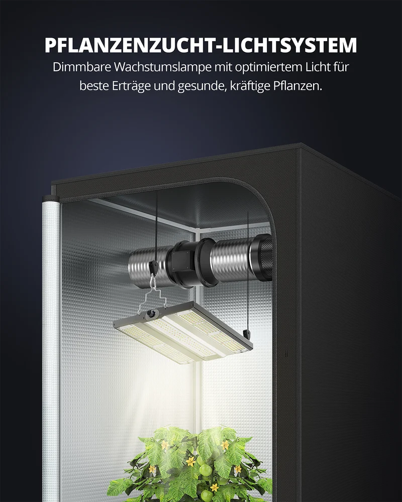 LED-Pflanzenlampe FLORIS Grow High Tech 150W dimmbar Vollspektrum