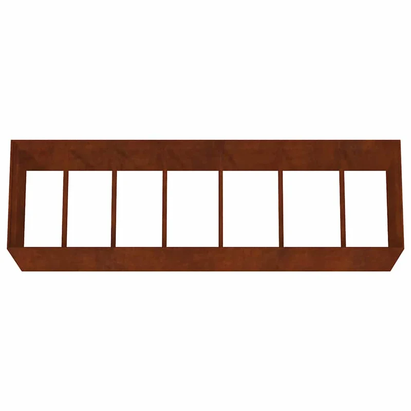 Hochbeet 280x80x80cm Cortenstahl rostig Pflanzbeet Pflanzkasten