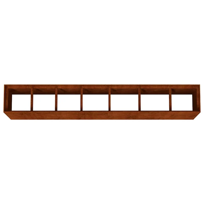Hochbeet 280x40x80 cm Cortenstahl rostig Pflanzbeet Pflanzkasten