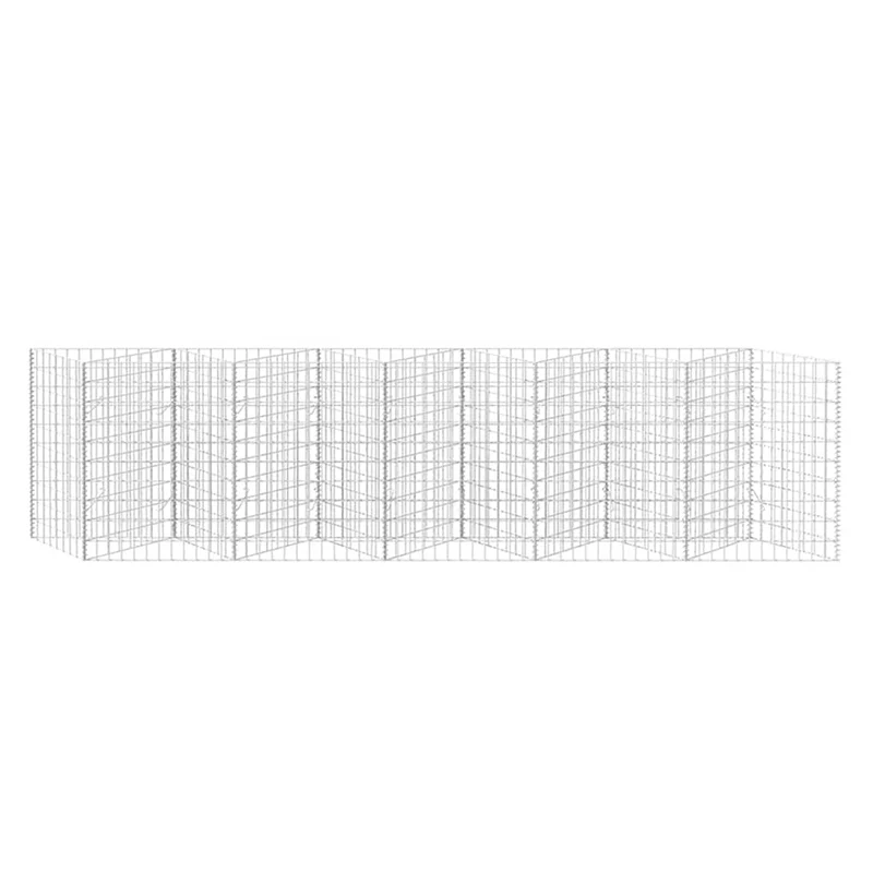 Gabione Gabionenkorb Pflanzkasten Hochbeet Stahl 300×30×100 cm Steinkorb