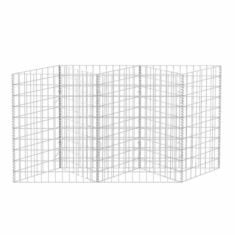 Gabione Gabionenkorb Pflanzkasten Hochbeet Stahl 120×30×100 cm Steinkorb