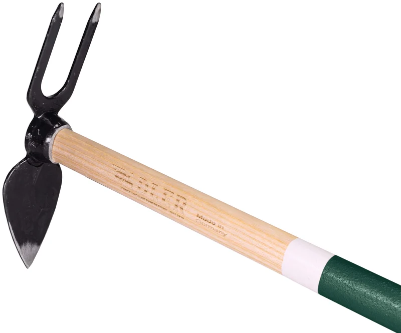 Gartenhacke 450 mm "Daisy S" 2-Zinken-Doppelhacke geschmiedet stabil hochwertig