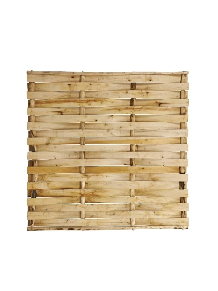 Kastanienholz Gewebte Zaun
