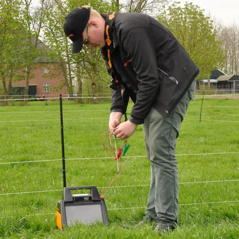 Erdungsstab - 1 Stück, 0,5m, inkl. 3 Meter Kabel