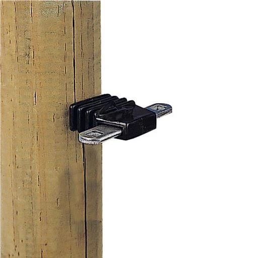2-Wege Torgriffanker - Holz, Schwarz, 4 Stücke