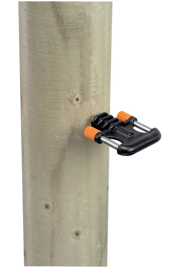 2-Wege Torgriffanker - Holz, Schwarz, 5 Stück