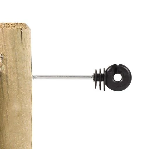 Abstand Schraubringisolator - Inklusiv Einschraubhilfe, Holz, 10cm, 90 Stück
