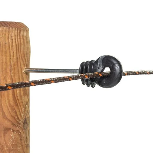 Abstand Schraubringisolator - Inklusiv Einschraubhilfe, Holz, 10cm, 90 Stück
