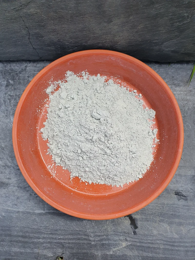 Urgesteinsmehl aus Franken Diabas Mineraldünger Bodenaktivator Staubbad 10 kg Eimer