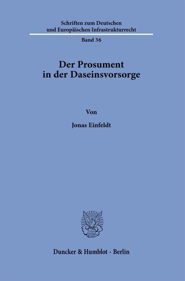 Der Prosument in der Daseinsvorsorge