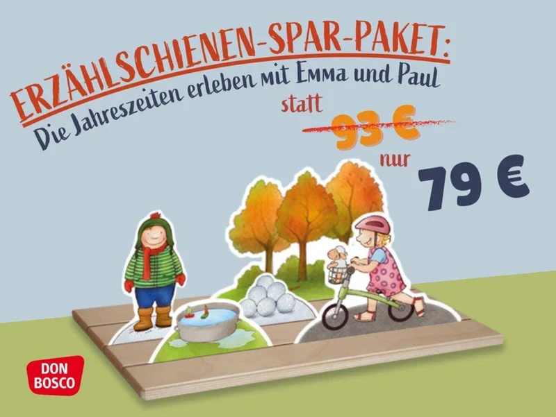 Erzählschienen-Spar-Paket \"Emma und Paul\"