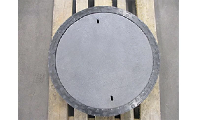 begehbare Schachtabdeckung rund für Schachtkonus / Schachtring Di 600 / 625 mm