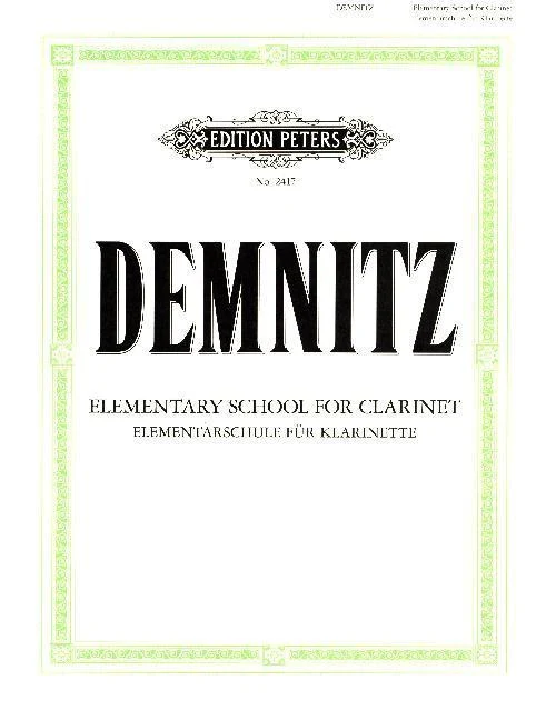 Elementary School for Clarinet
