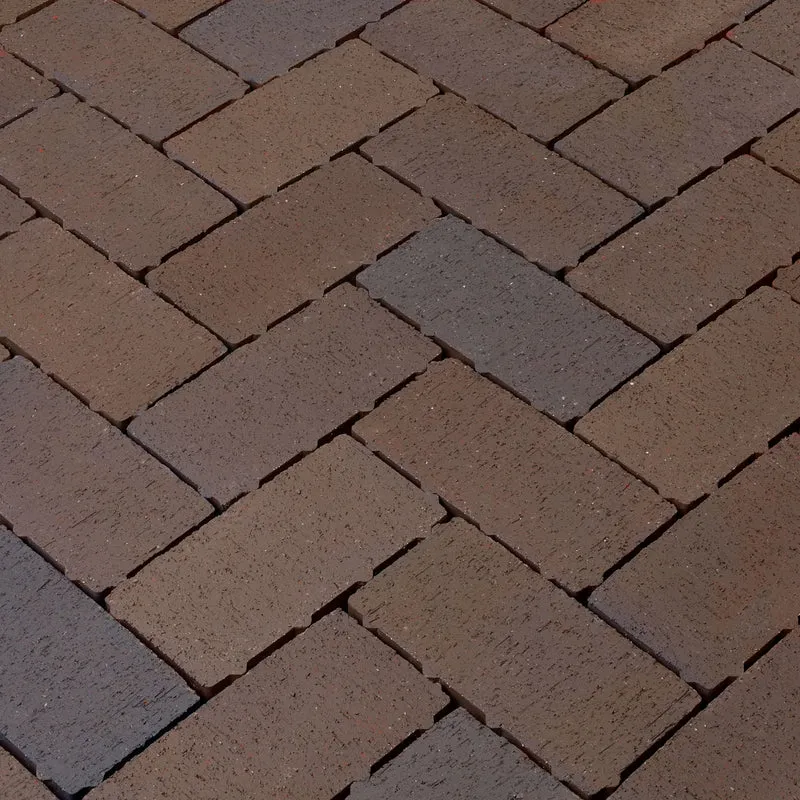 Pflasterklinker Aquata Plutos Braunanthrazit 240x118x52mm m Abstandhalter 10,29 m² Palette