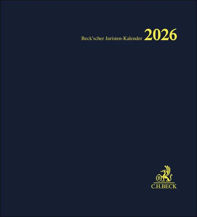 Beck'scher Juristen-Kalender 2026