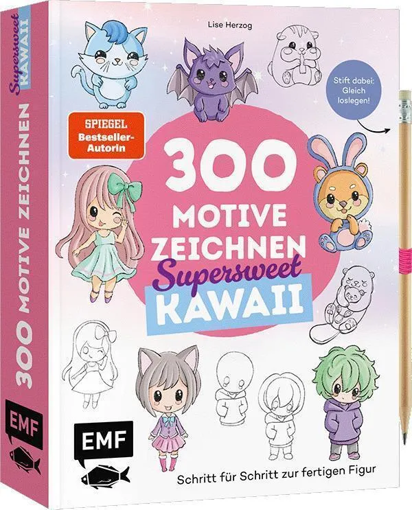300 Motive zeichnen - Supersweet Kawaii
