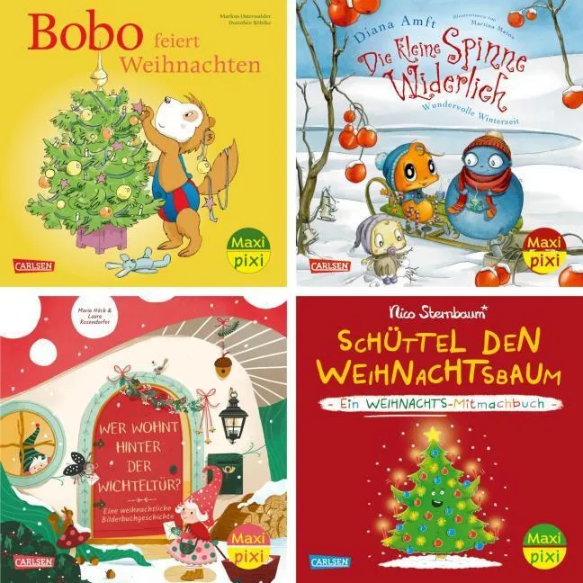 Maxi-Pixi-Box 128: Winter, Wichtel, Weihnachtszeit (4x5 Exemplare)