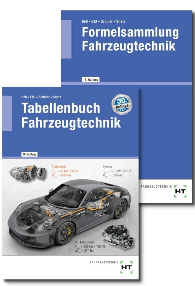 Paketangebot Tabellenbuch Fahrzeugtechnik und Formelsammlung Fahrzeugtechnik