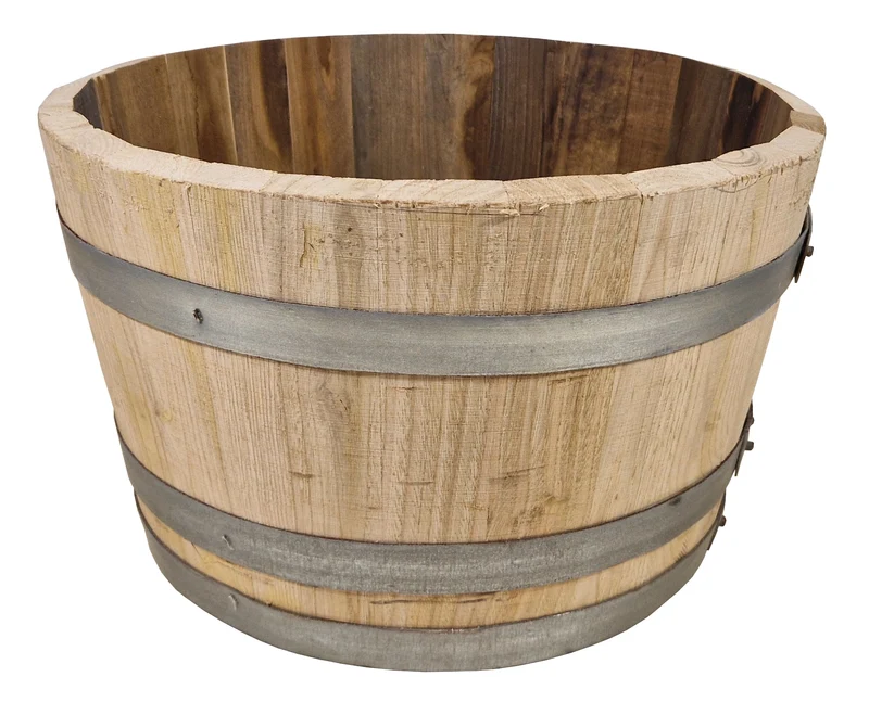Pflanzkübel Kastanie "M" ca. D48-50 x H28-30cm