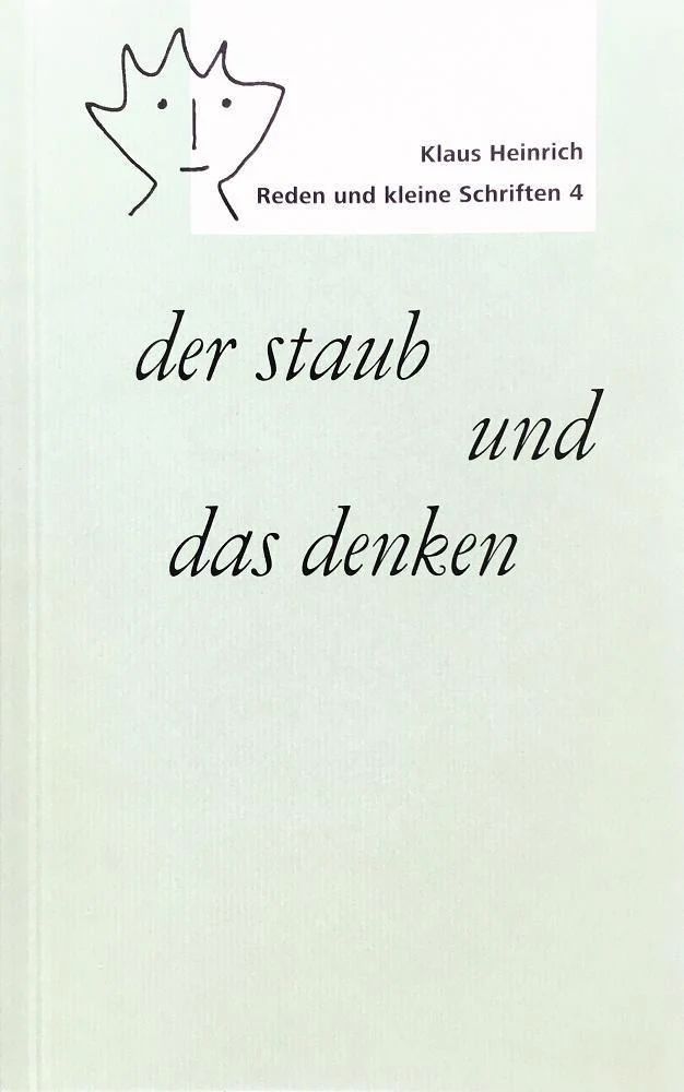 der staub und das denken