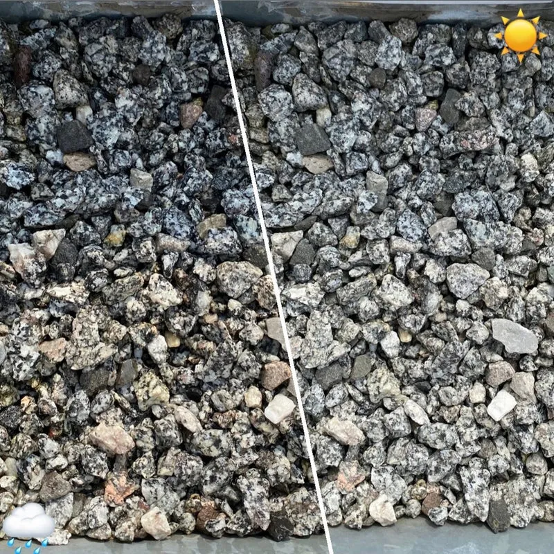 Ziersplitt Granit grau 20 kg Sack
