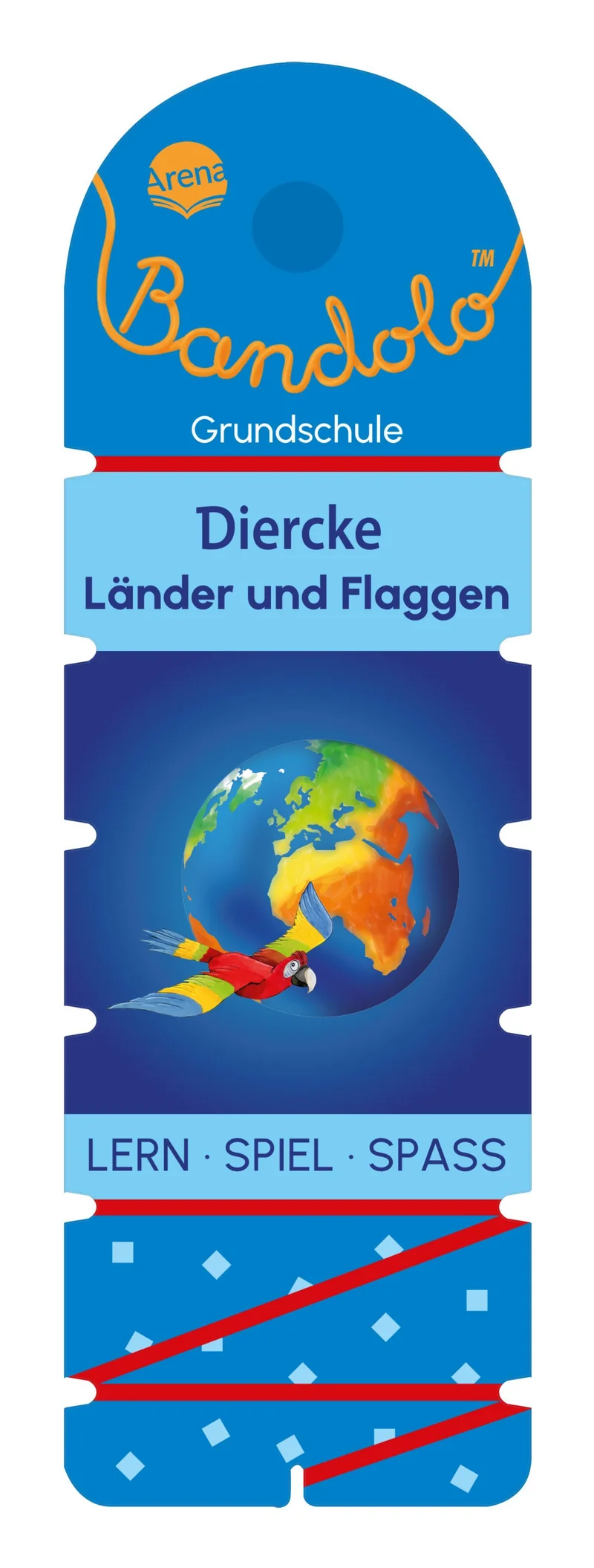 Bandolo. Diercke. Länder und Flaggen: Lernspiel mit Lösungskontrolle für Kinder ab 7 Jahren