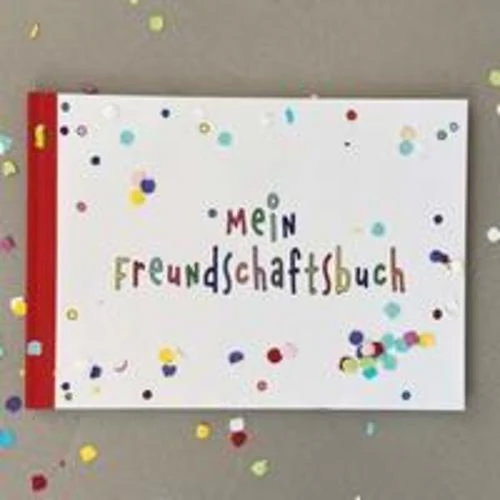 Mein Freundschaftsbuch Konfetti