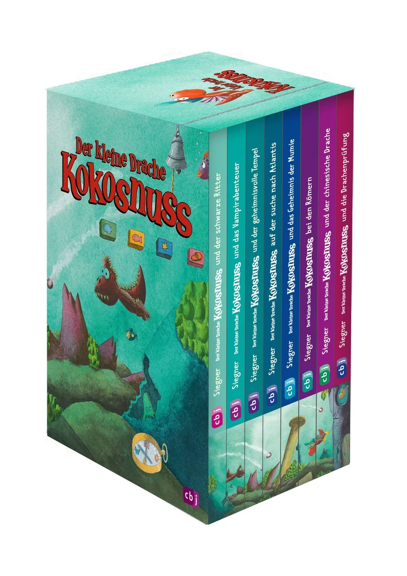 Der kleine Drache Kokosnuss – Jubiläums-Schuber: 8 Bände im Schuber