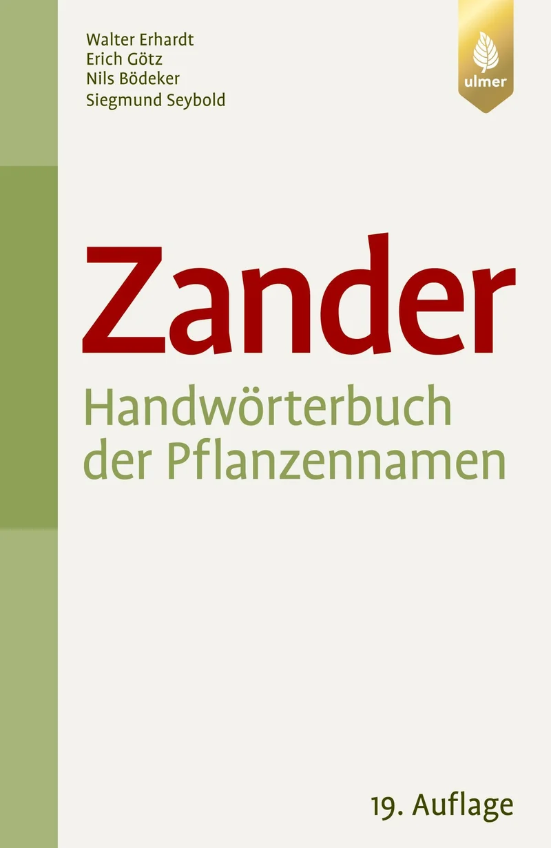 Zander. Handwörterbuch der Pflanzennamen