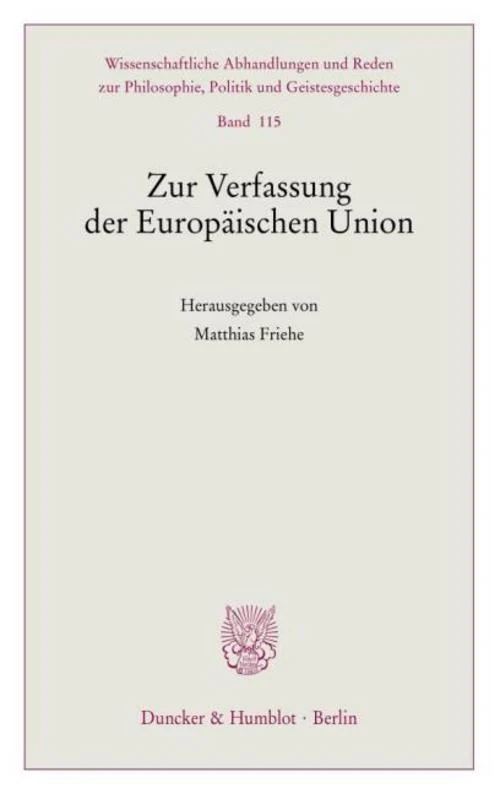 Zur Verfassung der Europäischen Union