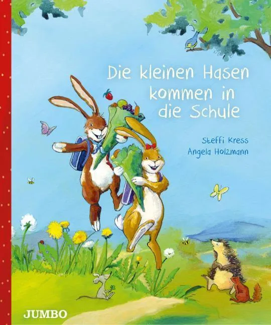 Die kleinen Hasen kommen in die Schule