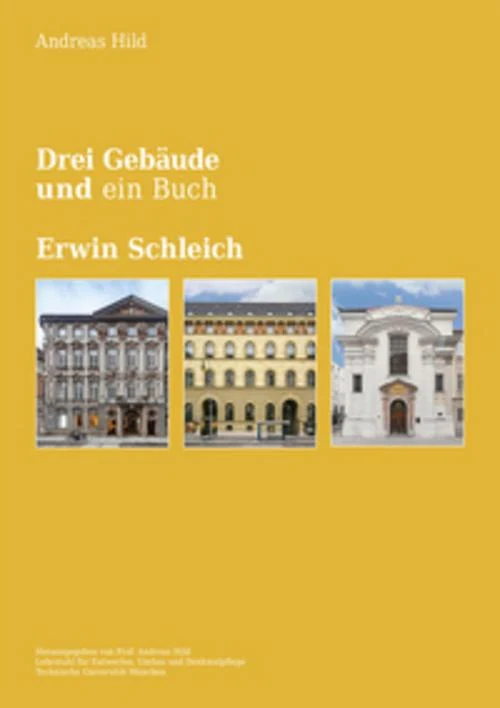 Drei Gebäude und ein Buch