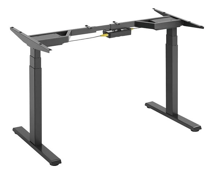 RAIDSONIC Ergonomisches Tischgestell, motorisierte Sit-Stand Lösung ohne Tischplatte, 2 Motoren