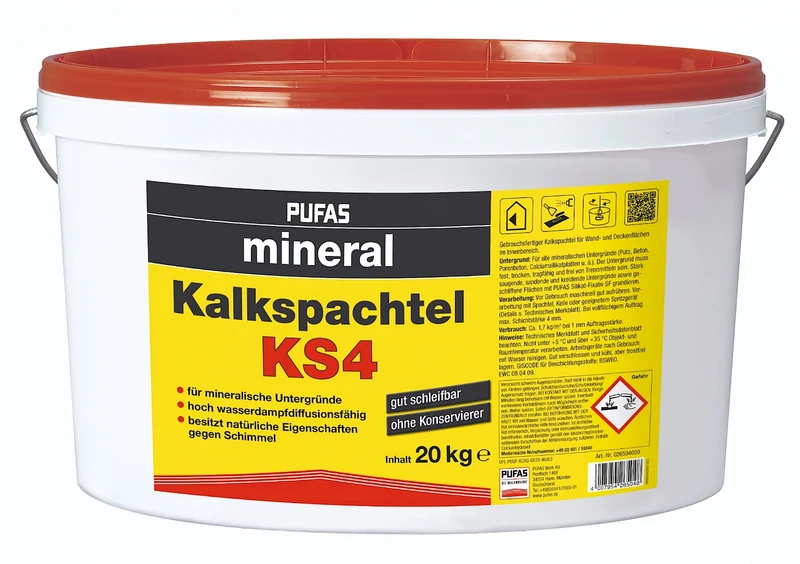 PUFAS Kalkspachtel KS4 mineral 20 kg