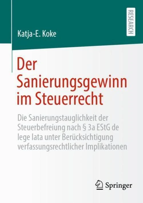 Der Sanierungsgewinn im Steuerrecht