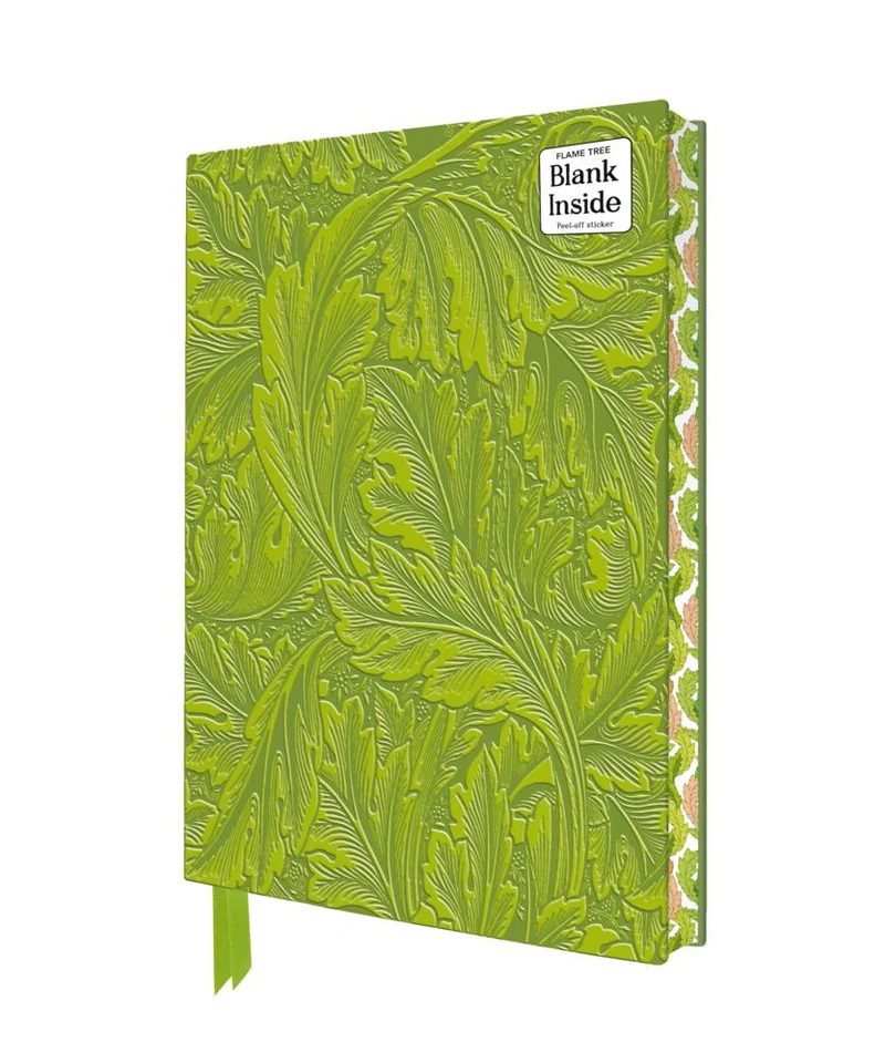 William Morris: Acanthus Artisan Art Blank Notebook (Flame Tree Journals)